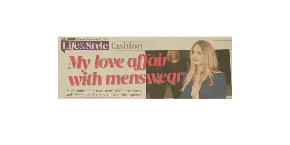 My Love Affair With Menswear