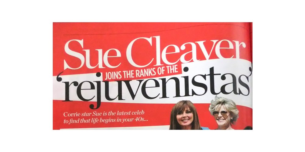 Sue Cleaver: Joins the Ranks of Rejuvenistas