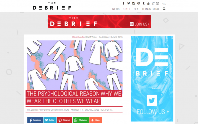The Debrief – The Psychological Reason Why We Wear The Clothes We Wear